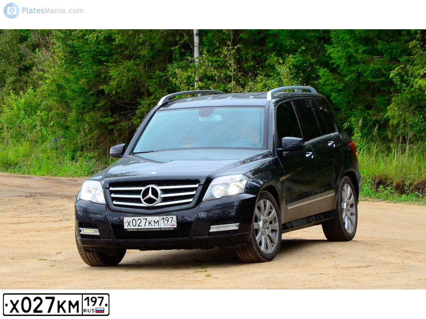 Фото автомобиля MERCEDES GLK-KLASSE, 2010 — госномер Е666ЕК08. Цвет: ЧЕРНЫЙ