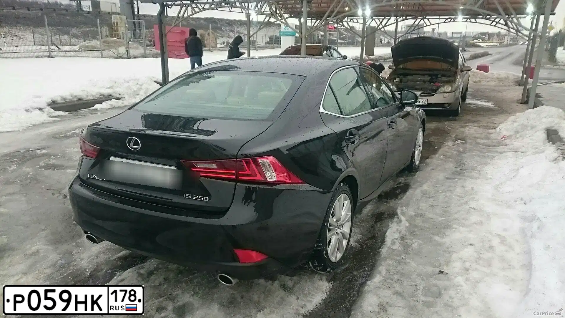 Фото автомобиля LEXUS IS, 2014 — госномер Р059НК178. Цвет: ЧЕРНЫЙ