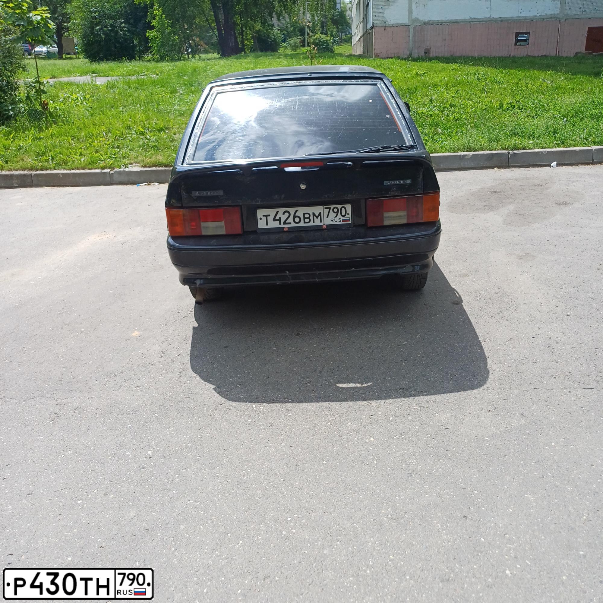 Фото автомобиля LADA 2114 SAMARA, 2007 — госномер Р430ТН790. Цвет: ЧЕРНЫЙ