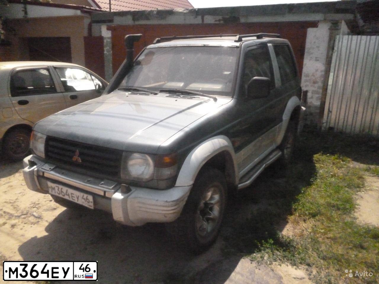 Фото автомобиля MITSUBISHI PAJERO, 1992 — госномер А238ЕВ181