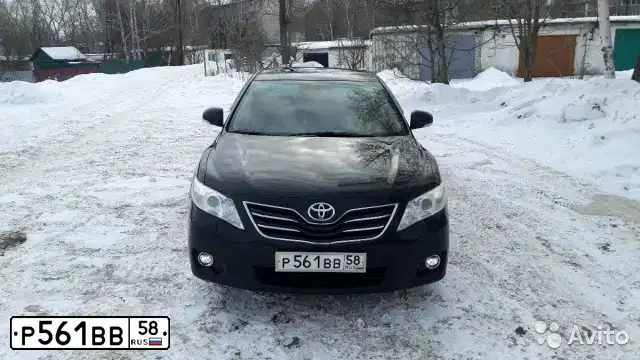 Фото автомобиля TOYOTA CAMRY, 2010 — госномер В665НТ164. Цвет: ЧЕРНЫЙ