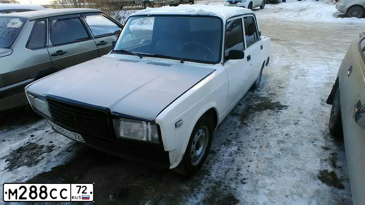 Фото автомобиля LADA 2105, 2006 — госномер М288СС72. Цвет: БЕЛЫЙ
