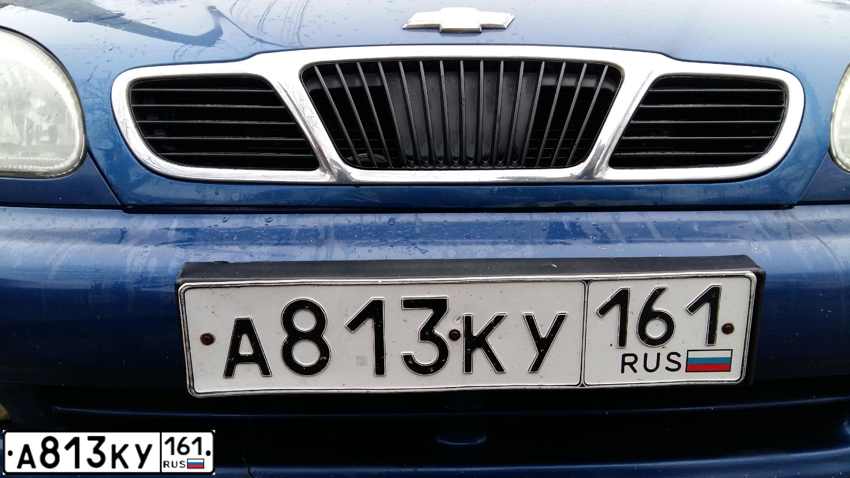 Фото автомобиля CHEVROLET LANOS, 2007 — госномер Н267ОС180. Цвет: синий