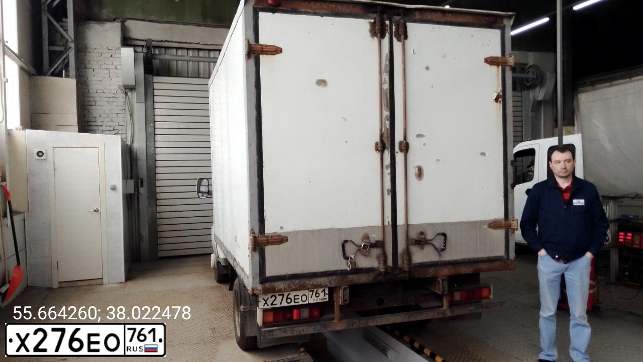 Фото автомобиля GAZ 3302 EL, 2005 — госномер Х276ЕО761. Цвет: Белый