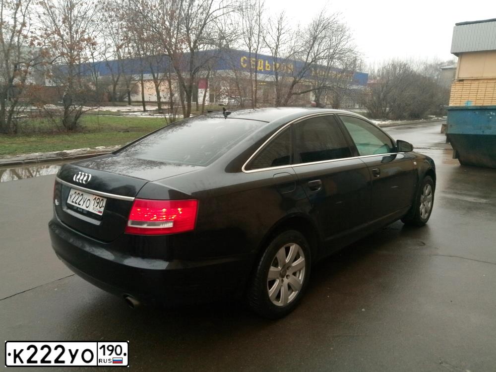 Фото автомобиля AUDI A6, 2007 — госномер К849АЕ250