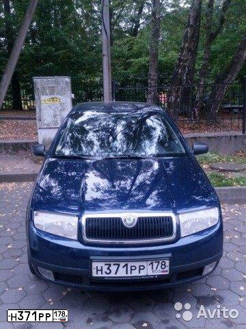 Фото автомобиля SKODA FABIA, 2002 — госномер С439МО39. Цвет: СИНИЙ