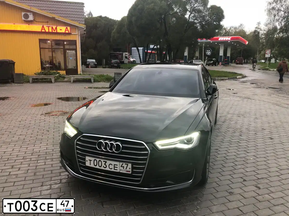 Фото автомобиля AUDI A6, 2014 — госномер Х421ЕН763. Цвет: ЧЕРНЫЙ