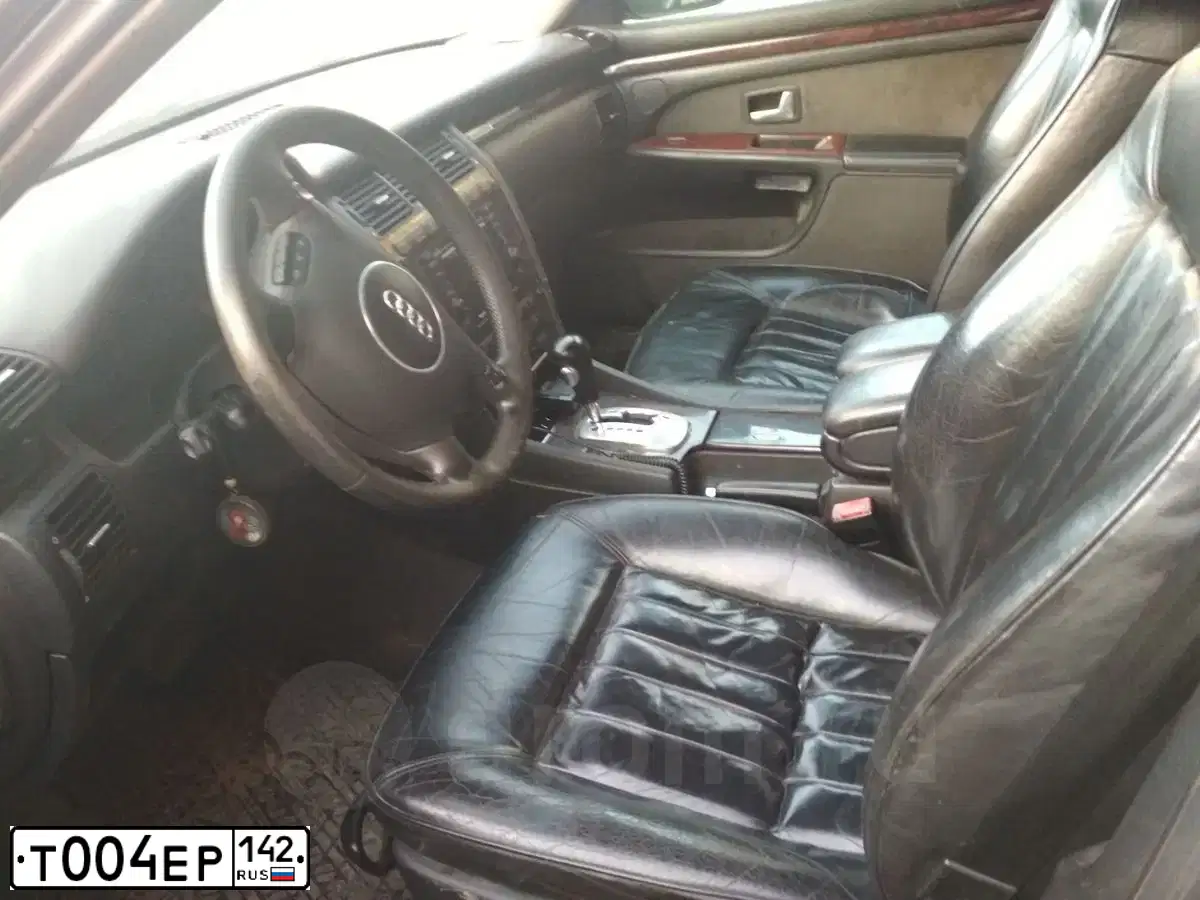 Фото автомобиля AUDI A8, 2002 — госномер Т004ЕР142. Цвет: ЧЕРНЫЙ