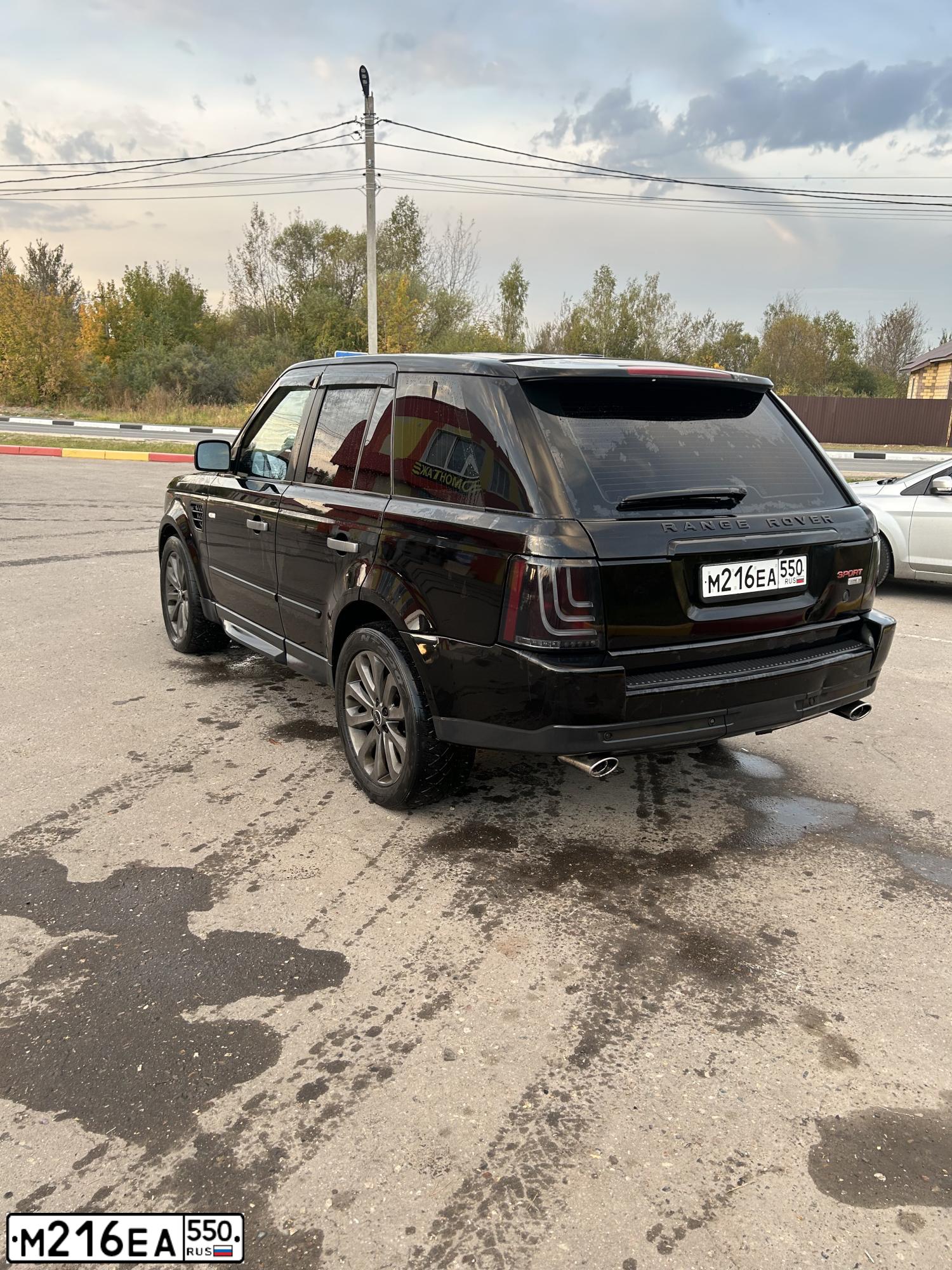 Фото автомобиля LANDROVER RANGE ROVER SPORT, 2009 — госномер К303ОТ193. Цвет: ЧЕРНЫЙ