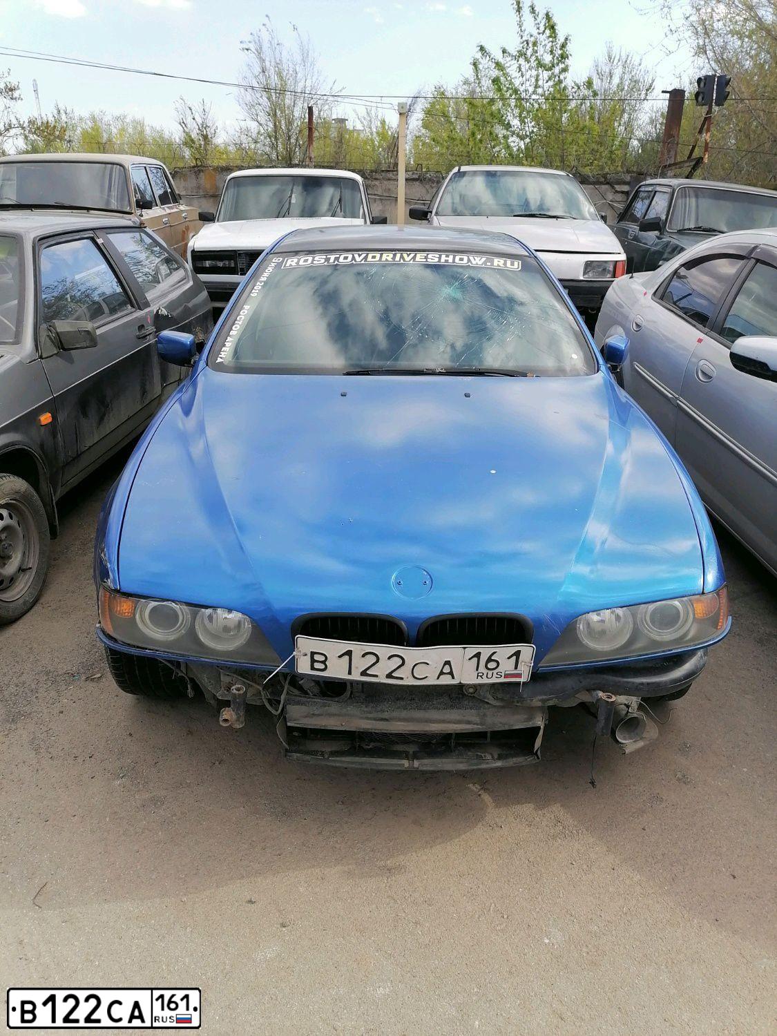 Фото автомобиля BMW SERIE 5, 2000 — госномер Х776ВР180. Цвет: синий