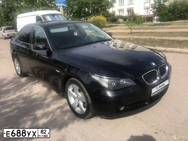Фото автомобиля BMW 530XD, 2006 — госномер М086СР82. Цвет: ЧЕРНЫЙ