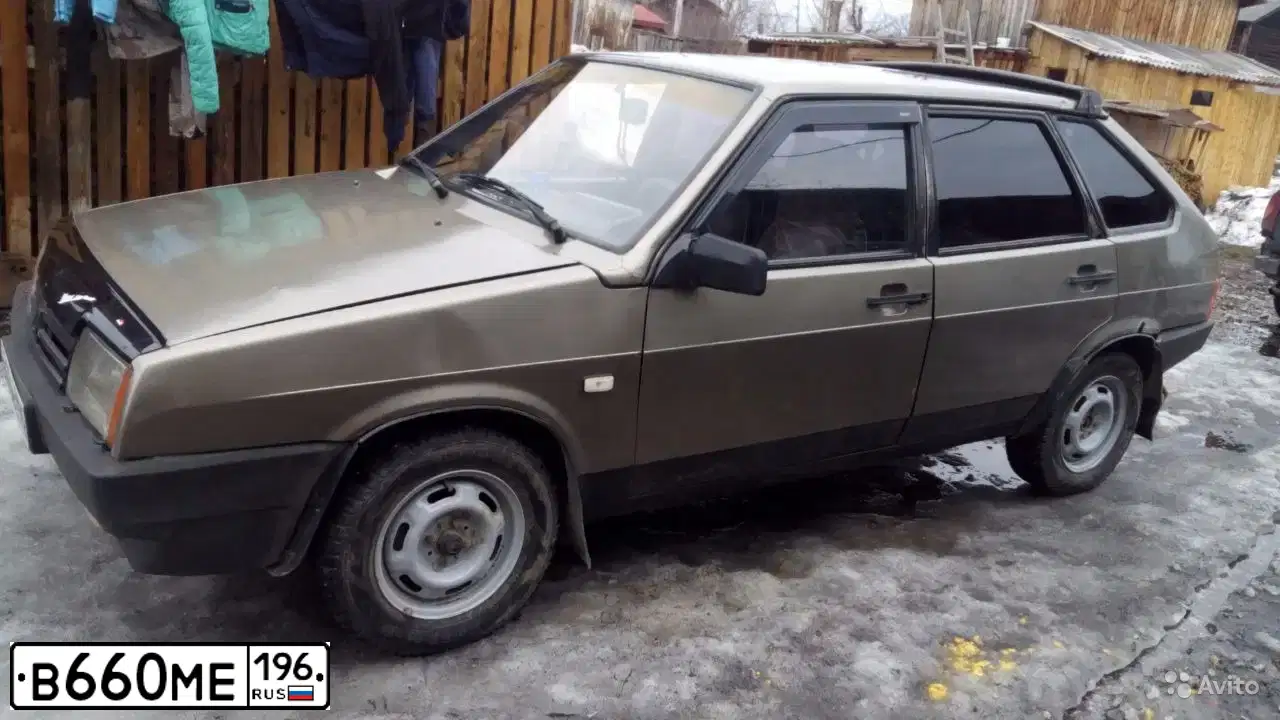 Фото автомобиля LADA 2109 SAMARA, 2001 — госномер А634УС174. Цвет: СЕРЕБРИСТО-СЕРО-ЗЕЛЕНЫЙ