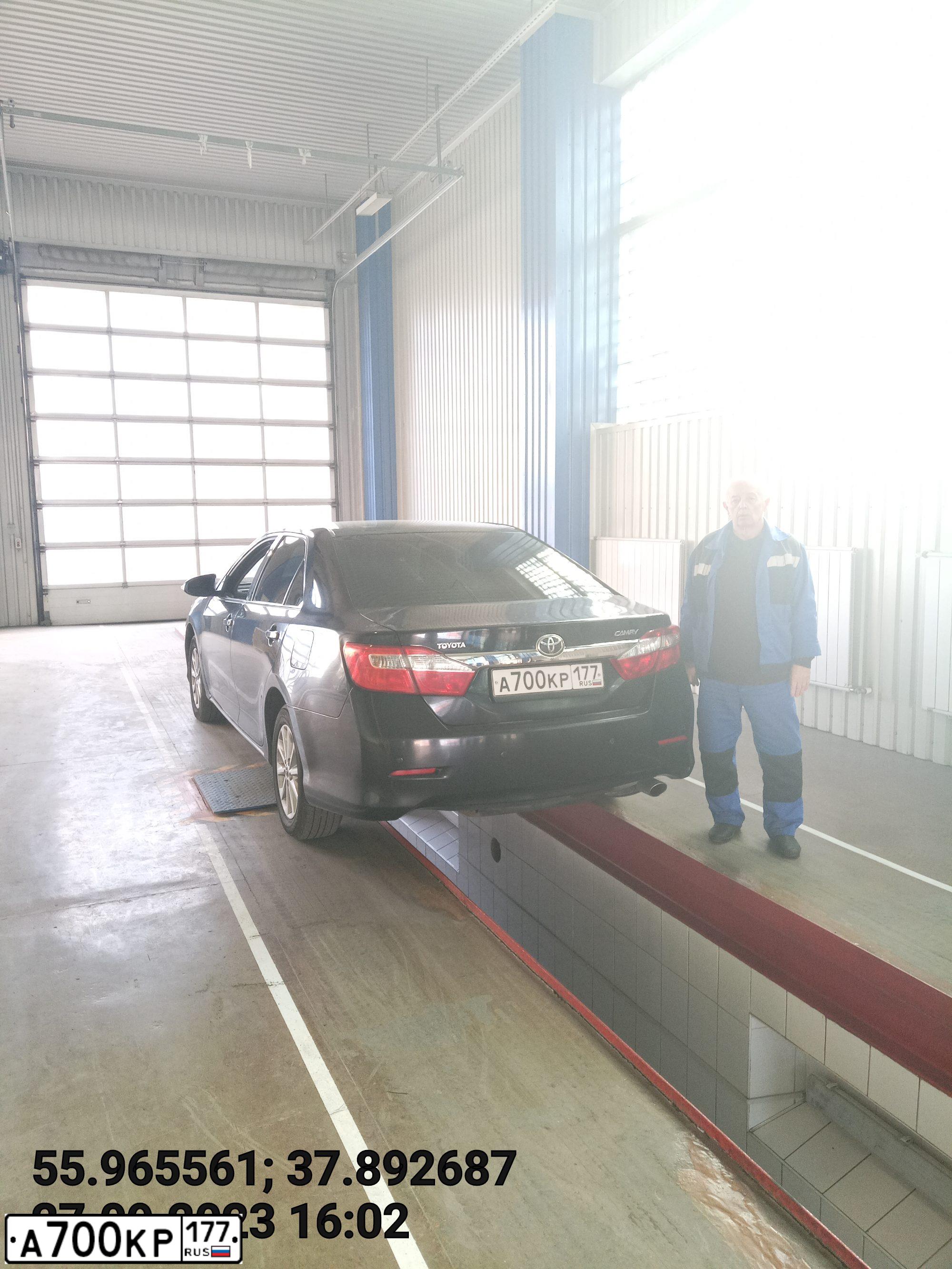 Фото автомобиля TOYOTA CAMRY, 2012 — госномер А243ТТ69. Цвет: ЧЕРНЫЙ