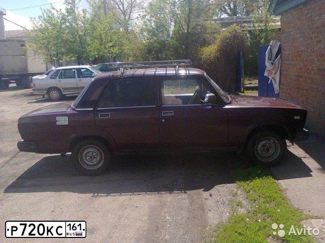 Фото автомобиля LADA 2107 LADA, 2006 — госномер Р720КС161. Цвет: ВИШНЕВЫЙ ТЕМНЫЙ