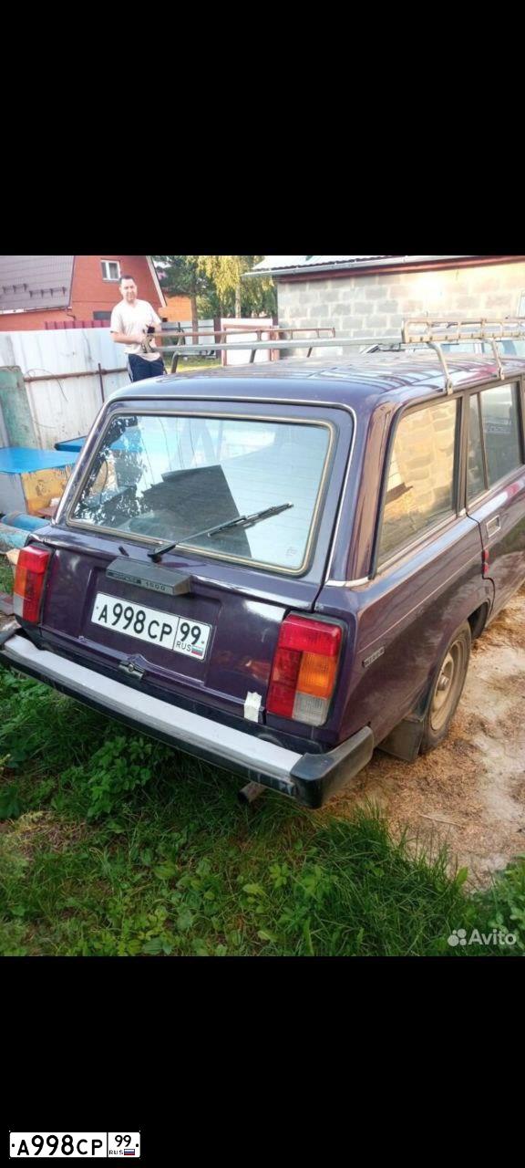 Фото автомобиля LADA 2104, 2001 — госномер Р807РС05. Цвет: ФИОЛЕТОВЫЙ