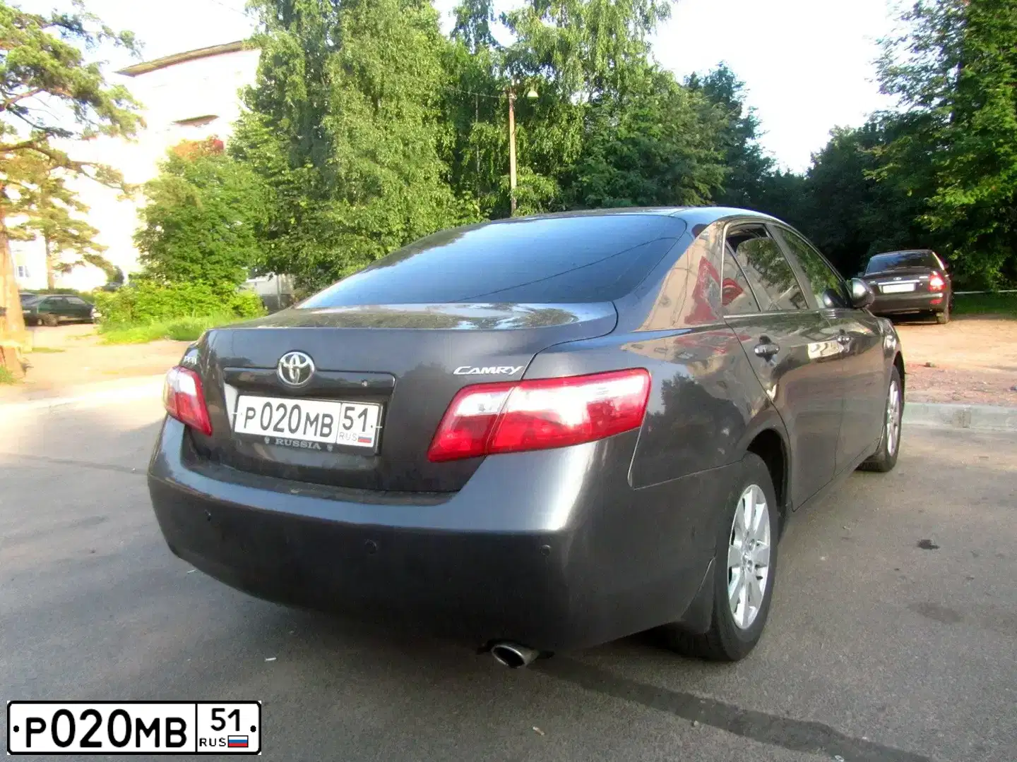 Фото автомобиля TOYOTA CAMRY, 2007 — госномер Е505ОА51
