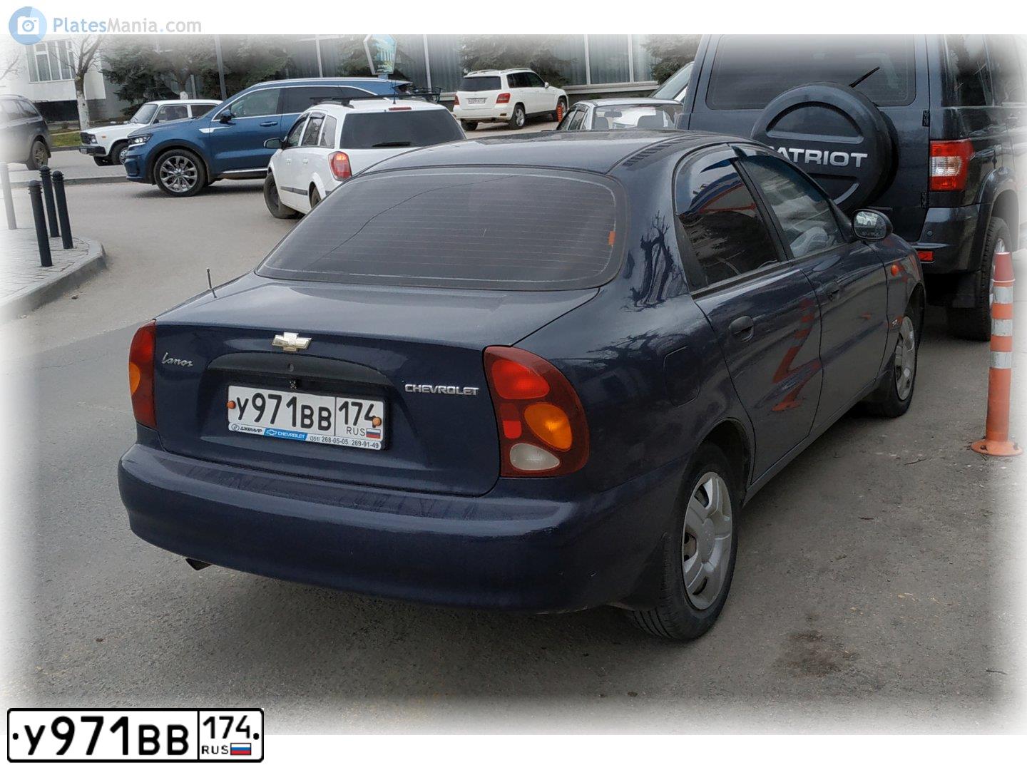 Фото автомобиля ZAZ LANOS, 2007 — госномер М791ХК82. Цвет: Темно-синий