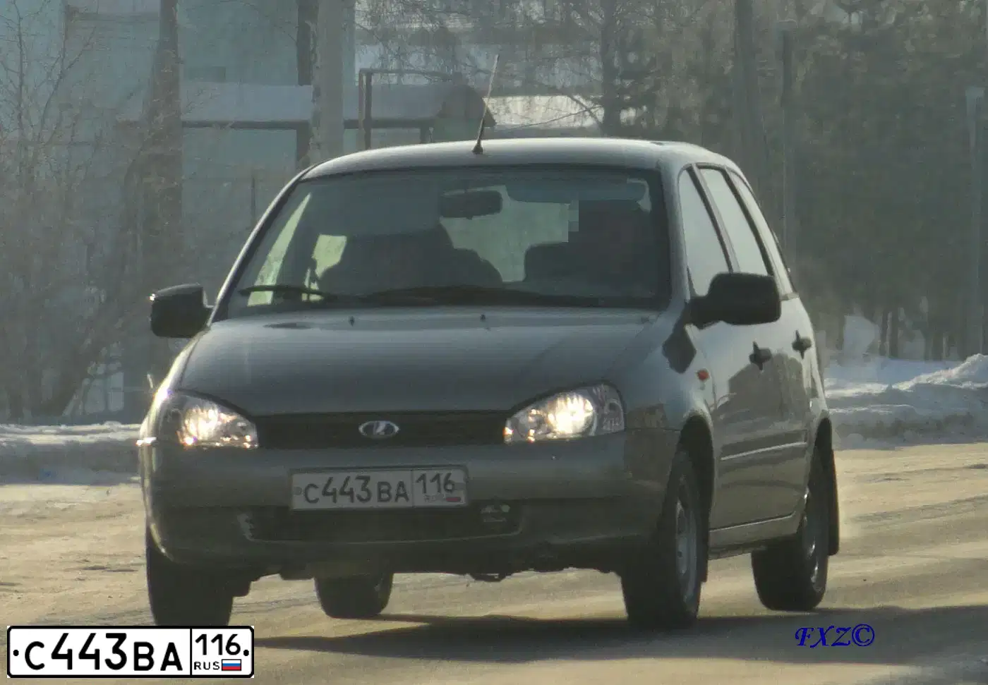 Фото автомобиля IZH 2126, 2002 — госномер С443ВА116. Цвет: СИНИЙ ОКЕАН