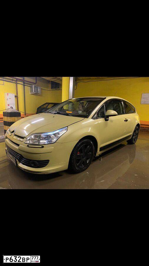 Фото автомобиля CITROEN C4, 2006 — госномер Р632ВР777. Цвет: ЖЕЛТЫЙ