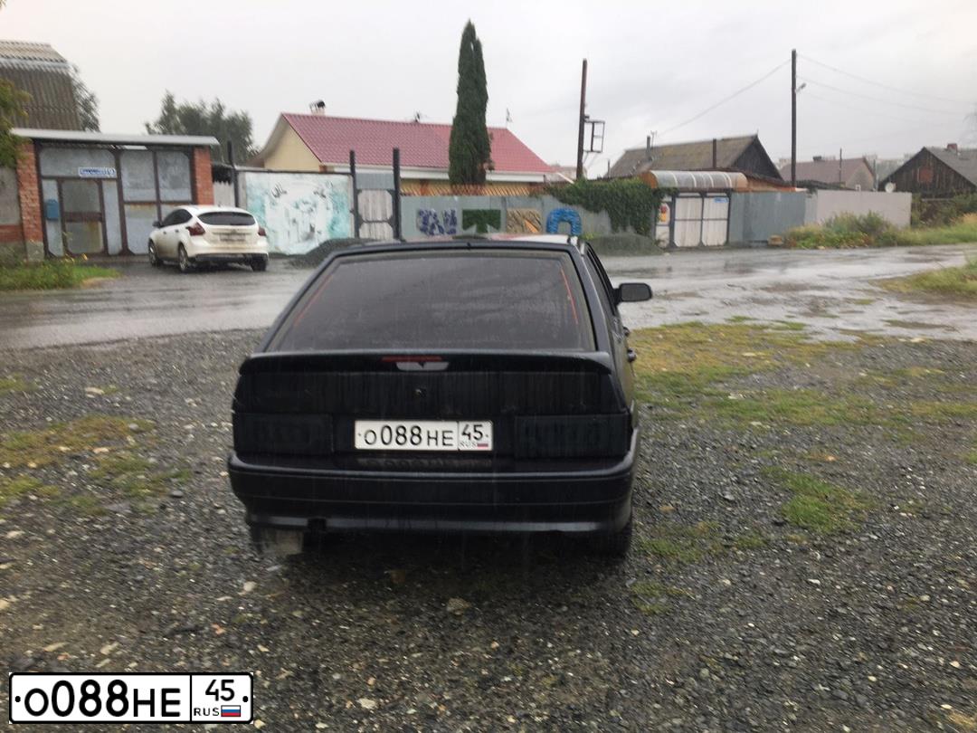 Фото автомобиля LADA 2114 SAMARA, 2006 — госномер О088НЕ45. Цвет: ЧЕРНЫЙ