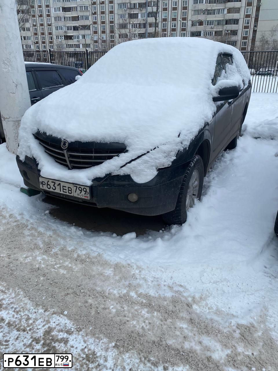 Фото автомобиля SSANGYONG ACTYON SPORTS, 2008 — госномер Р631ЕВ799. Цвет: ЧЕРНЫЙ