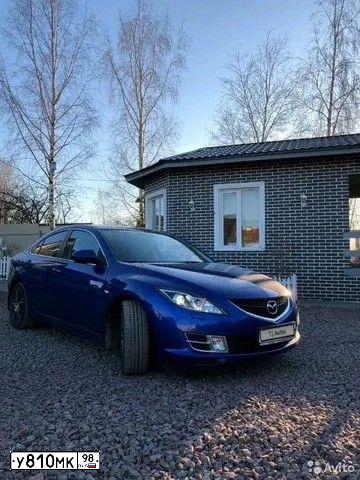 Фото автомобиля MAZDA 6, 2008 — госномер Х176ТО69. Цвет: СИНИЙ