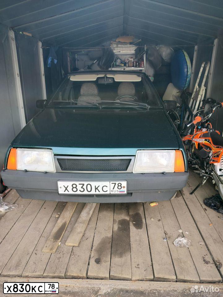 Фото автомобиля LADA 2109 SAMARA, 2003 — госномер Х830КС78. Цвет: Темно-зеленый