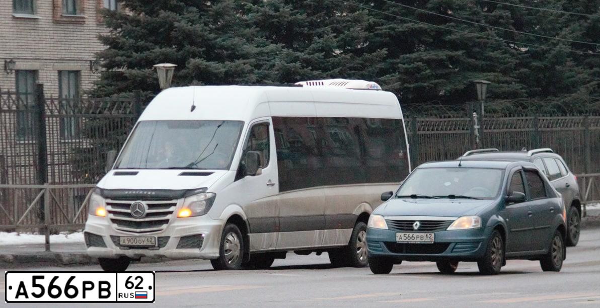 Фото автомобиля RENAULT LOGAN, 2011 — госномер А566РВ62. Цвет: синий