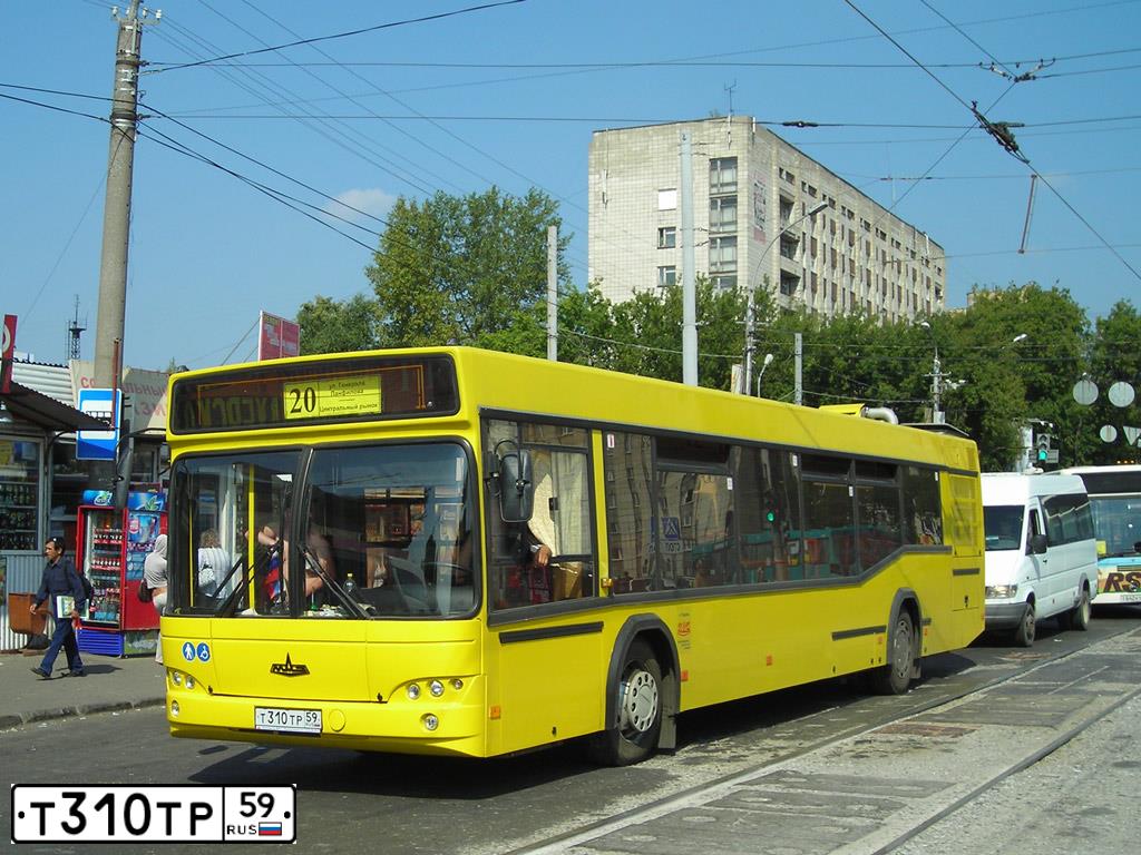 Фото автомобиля MAZ Z 103, 2010 — госномер Т310ТР59. Цвет: ЖЁЛТЫЙ