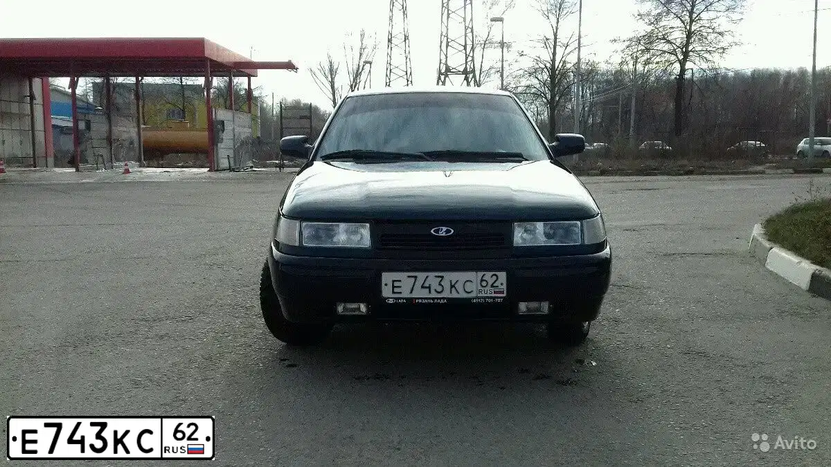 Фото автомобиля LADA 2110 LADA, 2007 — госномер Р414ТК62. Цвет: Сине-Черный