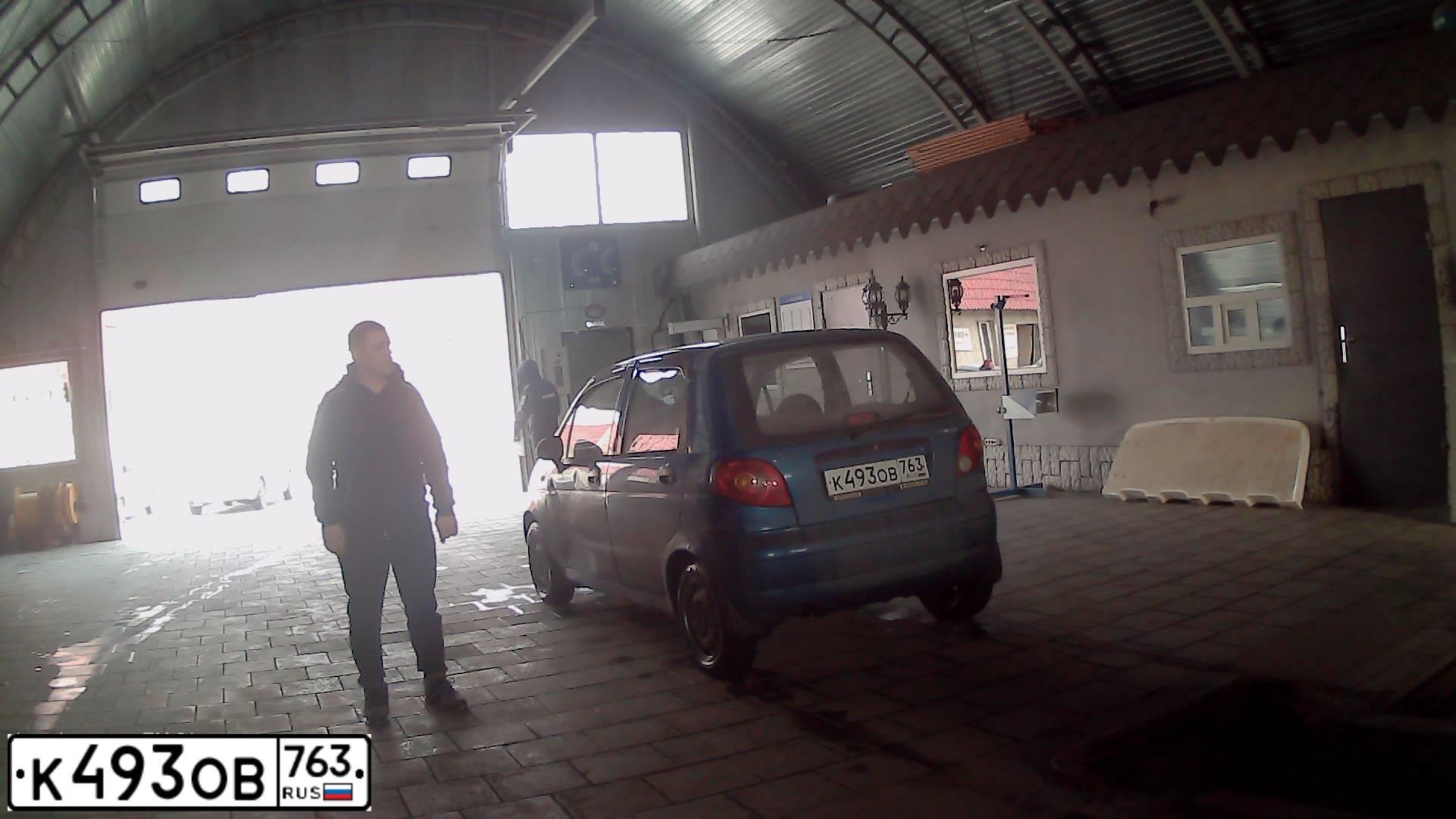 Фото автомобиля DAEWOO MATIZ, 2010 — госномер Н747ТА163. Цвет: СИНЕ-ГЛАЗУРИСТЫЙ