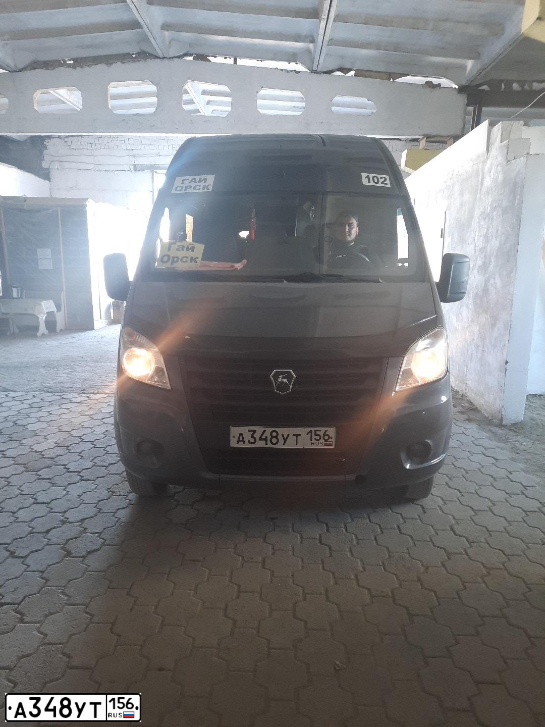 Фото автомобиля GAZ GAZEL NEXT, 2017 — госномер А348УТ156. Цвет: ТЕМНО-СЕРЫЙ
