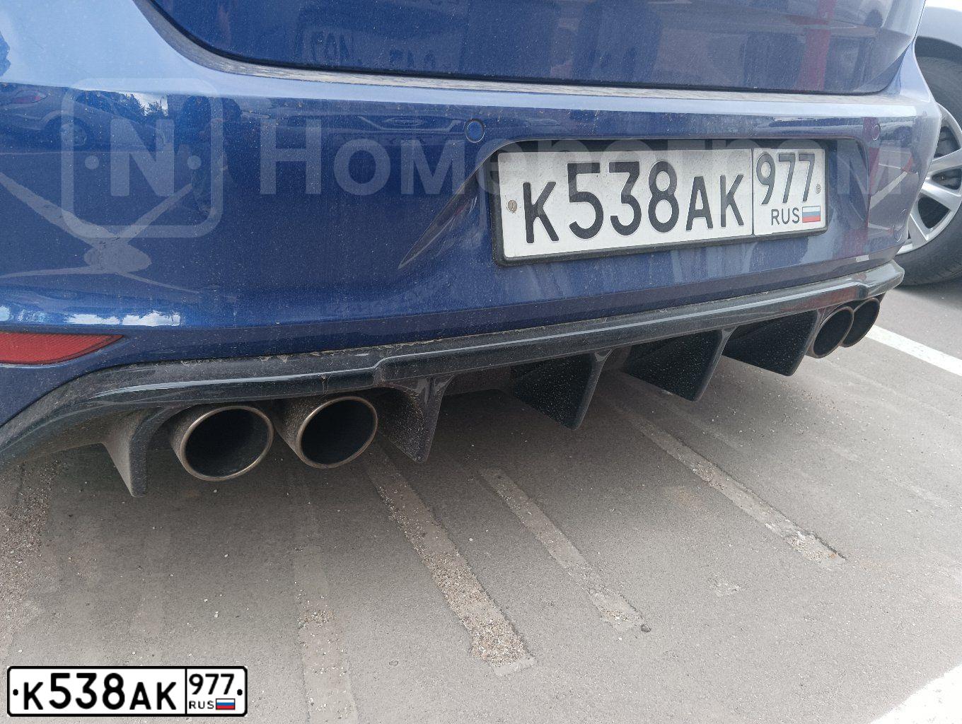 Фото автомобиля VOLKSWAGEN GOLF, 2014 — госномер С870ОО790. Цвет: синий