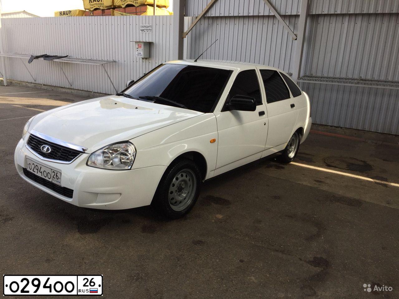 Фото автомобиля LADA 2172 PRIORA, 2012 — госномер О294ОО26. Цвет: Белый