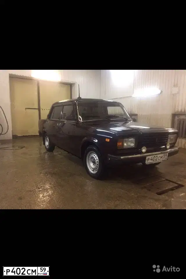 Фото автомобиля LADA 2107, 2008 — госномер Р402СМ59. Цвет: ТЕМНО-КОРИЧНЕВЫЙ