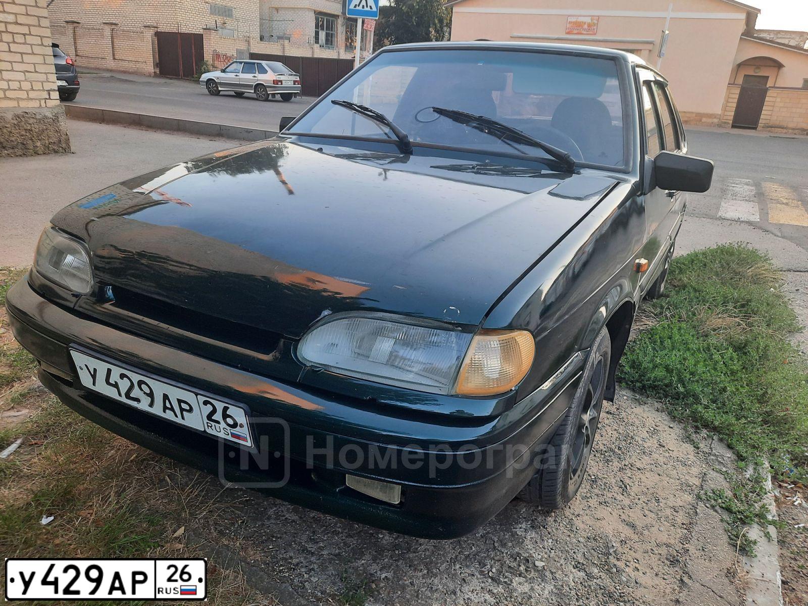 Фото автомобиля LADA 2115 SAMARA, 2004 — госномер Х042АР180. Цвет: Темно-зеленый