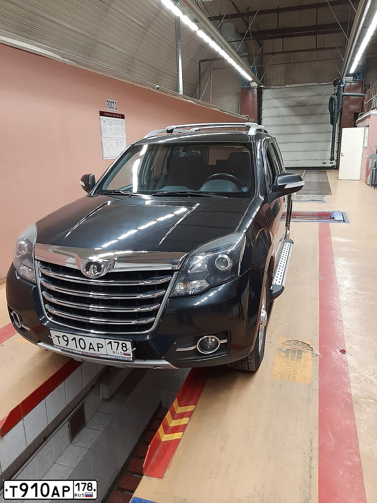 Фото автомобиля GREAT WALL H5, 2014 — госномер Т910АР178. Цвет: ЧЕРНЫЙ