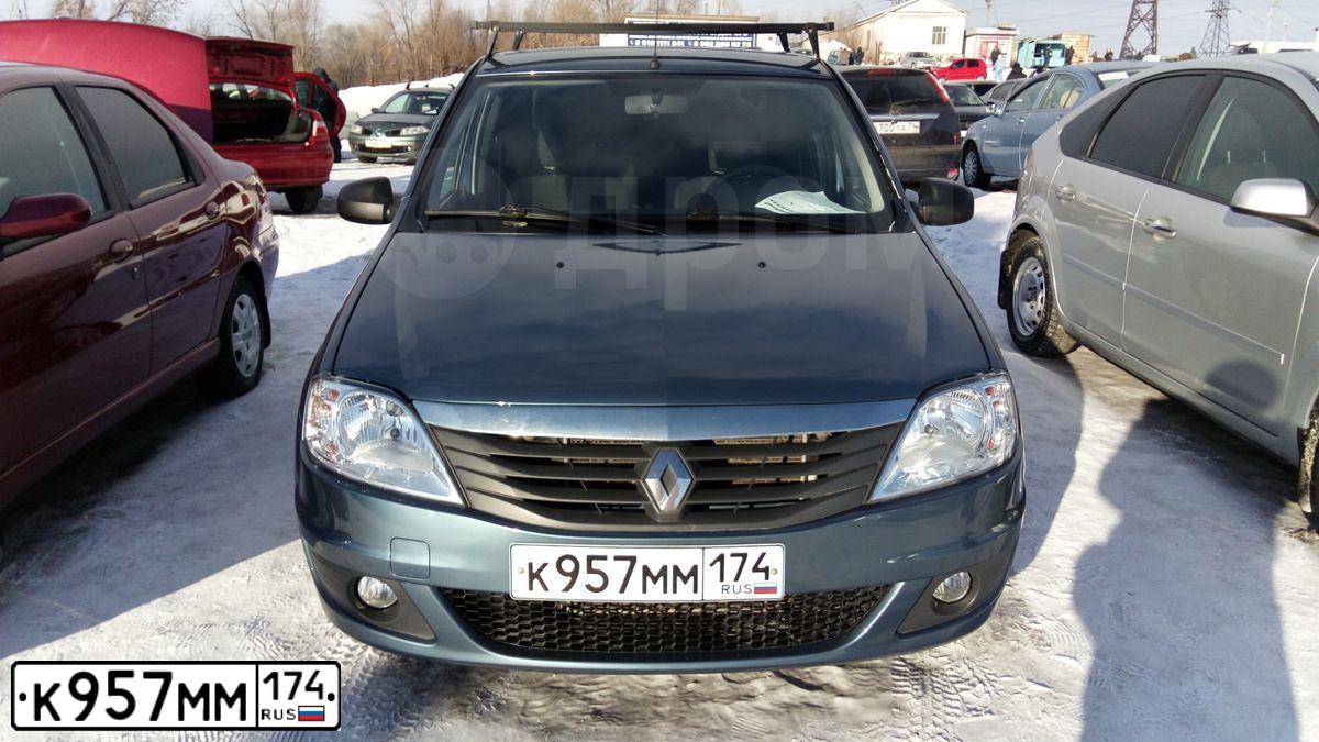 Фото автомобиля RENAULT LOGAN, 2010 — госномер К606МР702. Цвет: синий
