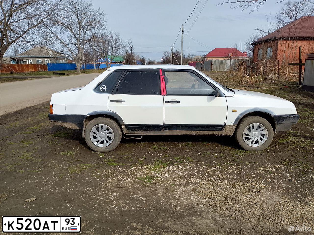 Фото автомобиля LADA 2109 SAMARA, 1996 — госномер К520АТ93. Цвет: Белый