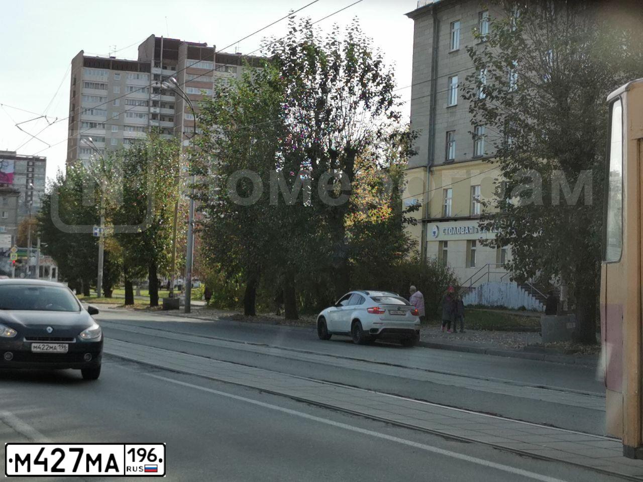 Фото автомобиля SKODA OCTAVIA, 2014 — госномер М427МА196. Цвет: Белый