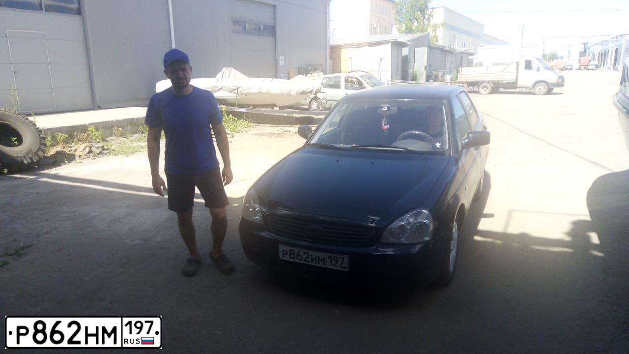 Фото автомобиля LADA 2170 PRIORA, 2008 — госномер А438ХР76. Цвет: ЧЕРНЫЙ