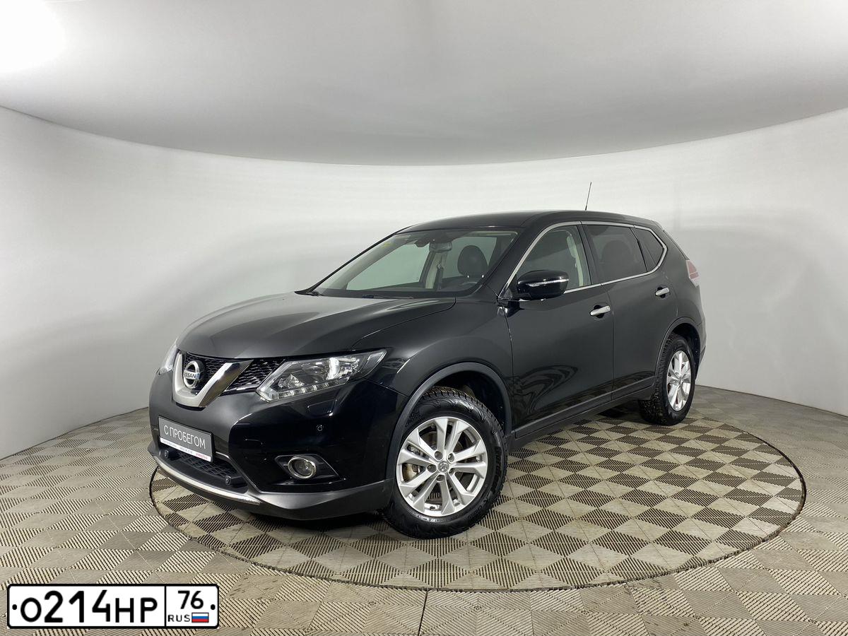 Фото автомобиля NISSAN X-TRAIL, 2015 — госномер О585АС750. Цвет: ЧЕРНЫЙ