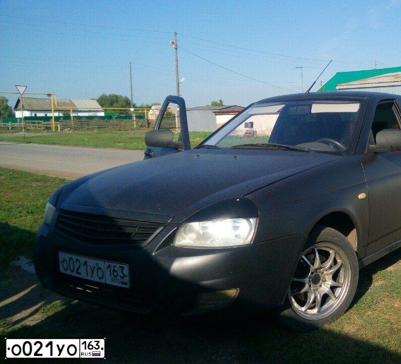 Фото автомобиля LADA 2170 PRIORA, 2011 — госномер С291ЕА193. Цвет: ЧЕРНЫЙ