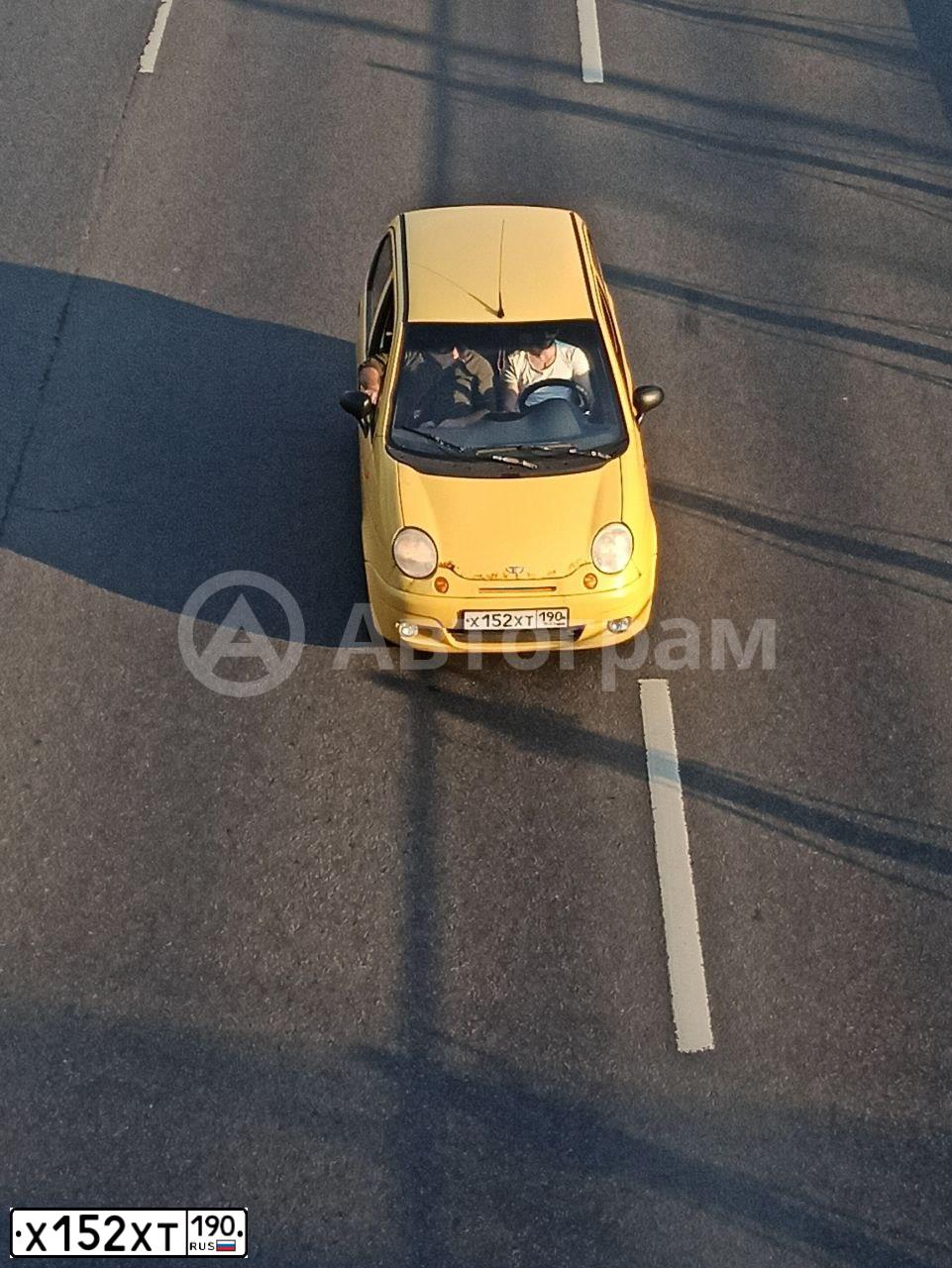 Фото автомобиля DAEWOO MATIZ, 2005 — госномер М140МС197. Цвет: ЖЕЛТЫЙ