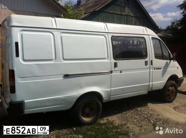 Фото автомобиля ГАЗ 2705, 1997 — госномер Е852АВ09. Цвет: СЕРО-БЕЛЫЙ