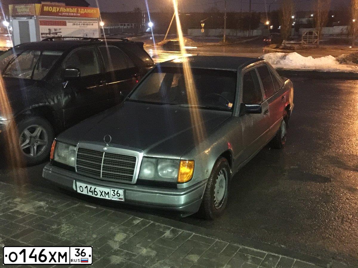 Фото автомобиля MERCEDES E-KLASSE, 1988 — госномер В714УЕ50. Цвет: СЕРЫЙ
