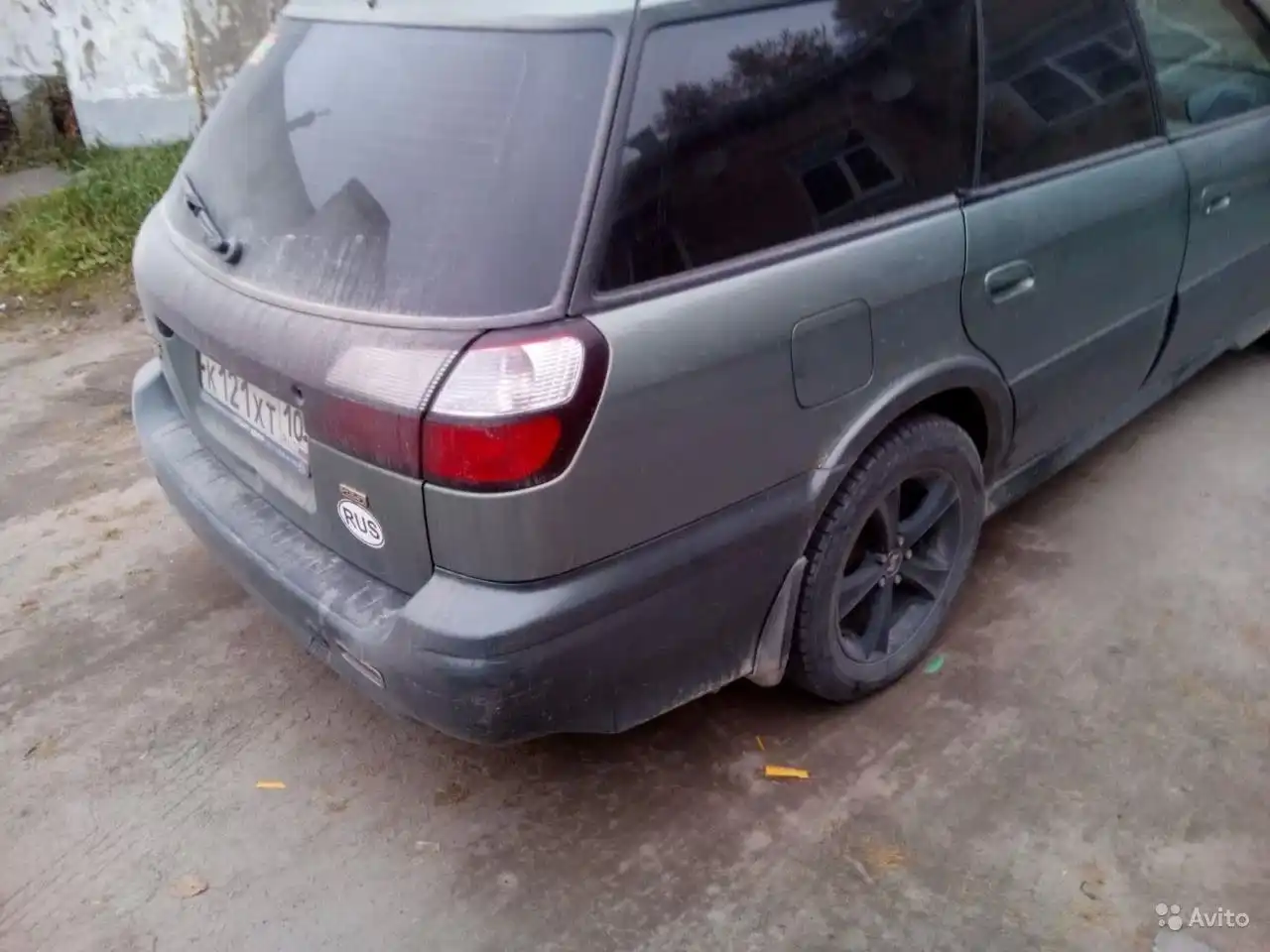 Фото автомобиля SUBARU OUTBACK, 2002 — госномер С609УК152. Цвет: СЕРО-ЗЕЛЕНЫЙ