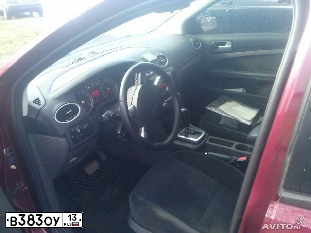 Фото автомобиля FORD FOCUS, 2007 — госномер Е666ТЕ13. Цвет: ВИШНЕВЫЙ