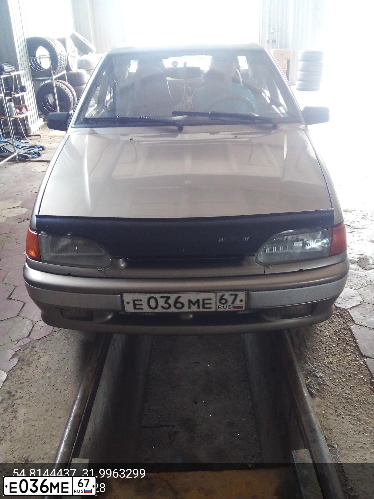 Фото автомобиля LADA 2115 SAMARA, 2002 — госномер Е036МЕ67. Цвет: СЕРО-ЗЕЛЕНЫЙ