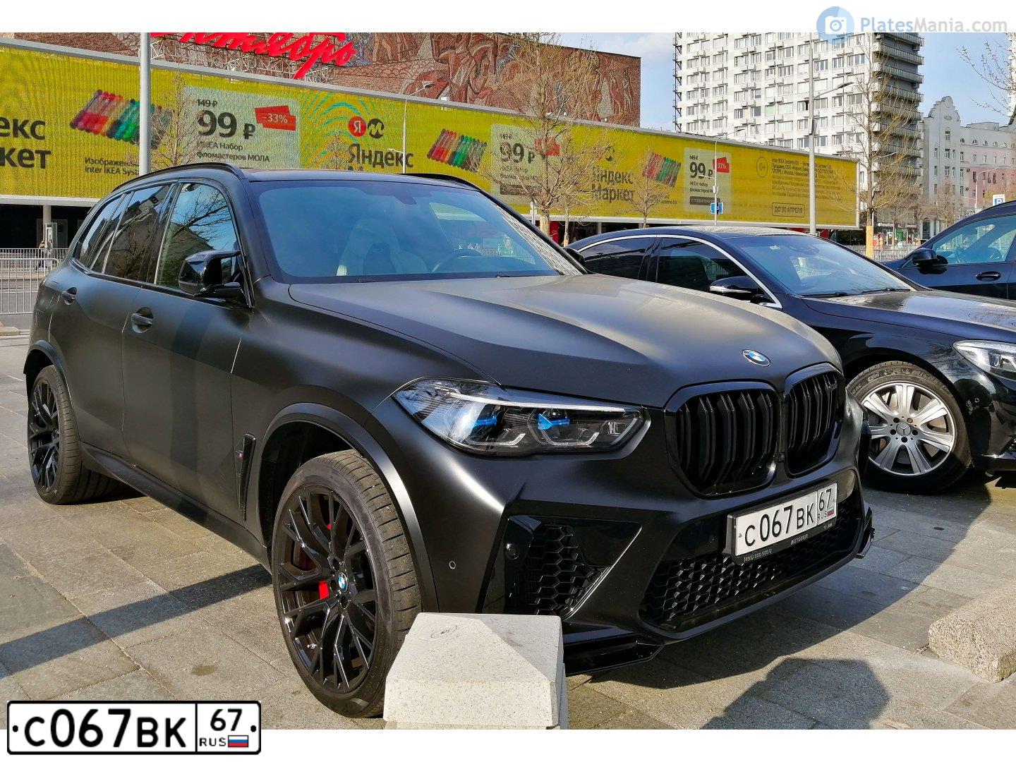 Фото автомобиля BMW X5, 2005 — госномер М621НТ67. Цвет: ЧЕРНЫЙ